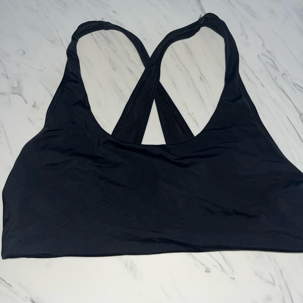 Andie Black Racerback Bikini Top